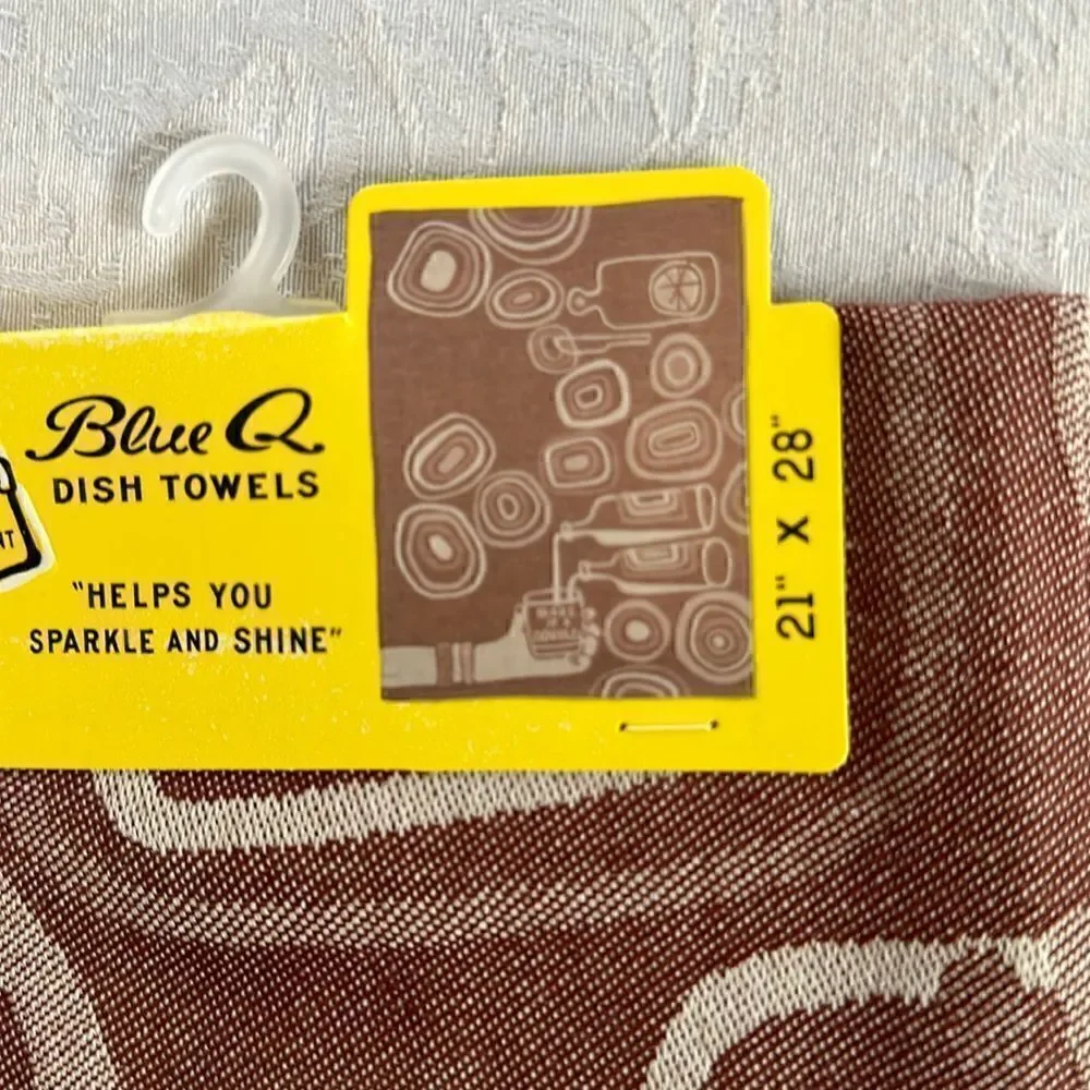 Blue Q Cotton Woven Dish Towel  - Make Mine a Double